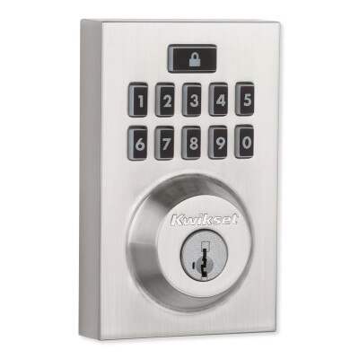 Kwikset SmartCode 914 Zigbee Contemporary Deadbolt with Home Connect, Satin Nickel